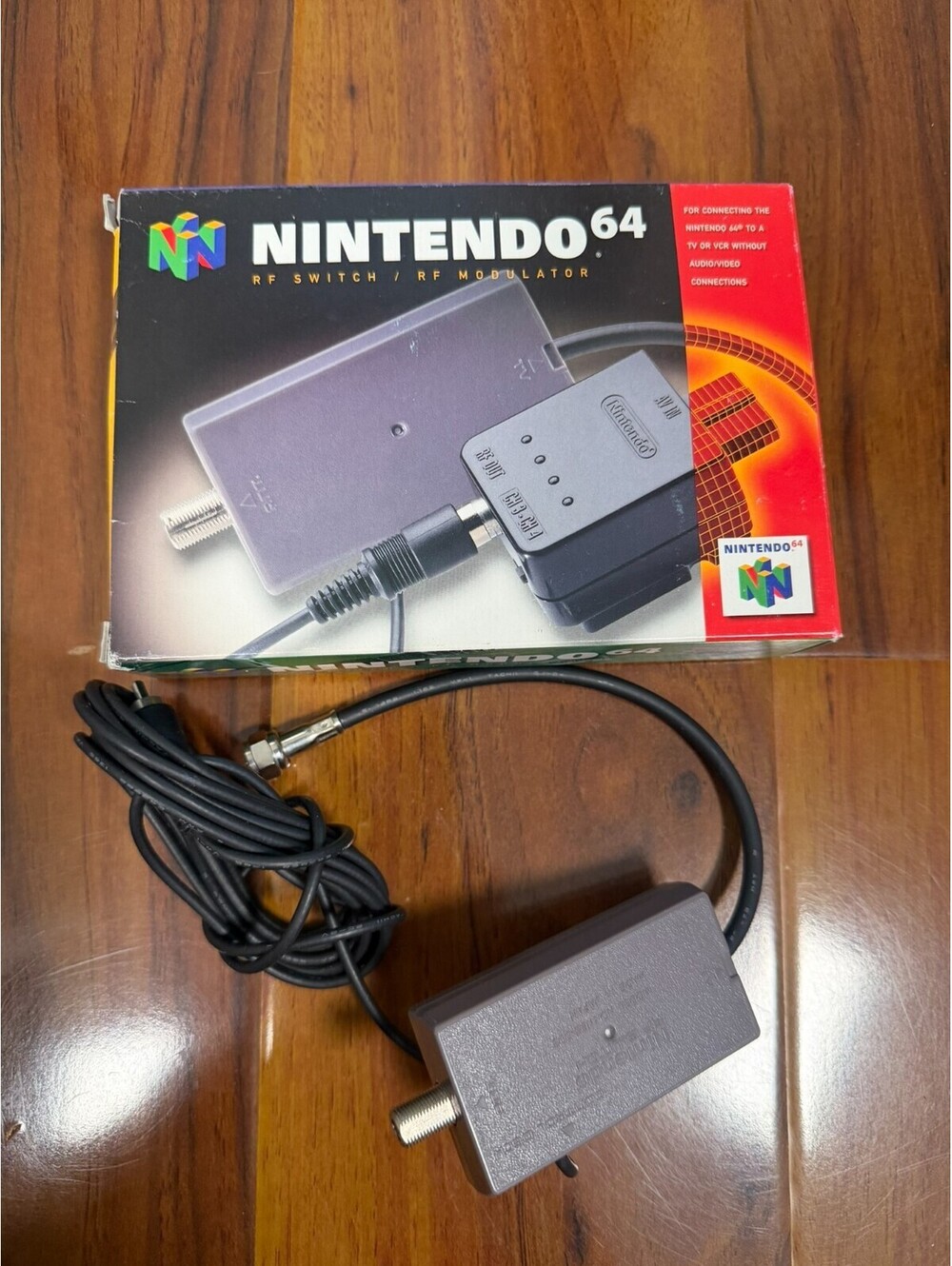 Nintendo 64 N64 RF Switch  With Box NES-003/NUS-003